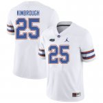 Men's Florida Gators #25 Chester Kimbrough NCAA Jordan Brand White Authentic Stitched College Football Jersey CRE4862SQ